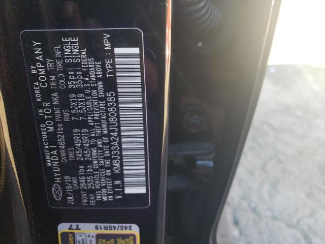 KM8J33A24JU808385 Hyundai Tucson Value