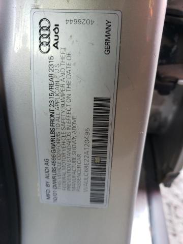 2002 Audi A4 1.8T Quattro VIN: WAULC68E22A120495 Lot: 53706624