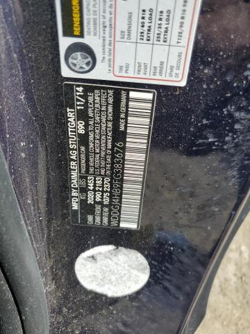 WDDGJ4HB9FG383676 Mercedes-Benz C 250