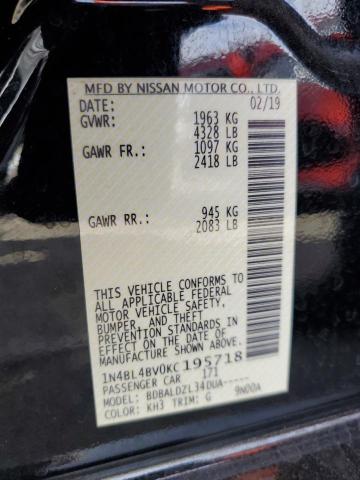 1N4BL4BV0KC195718 Nissan ALTIMA S