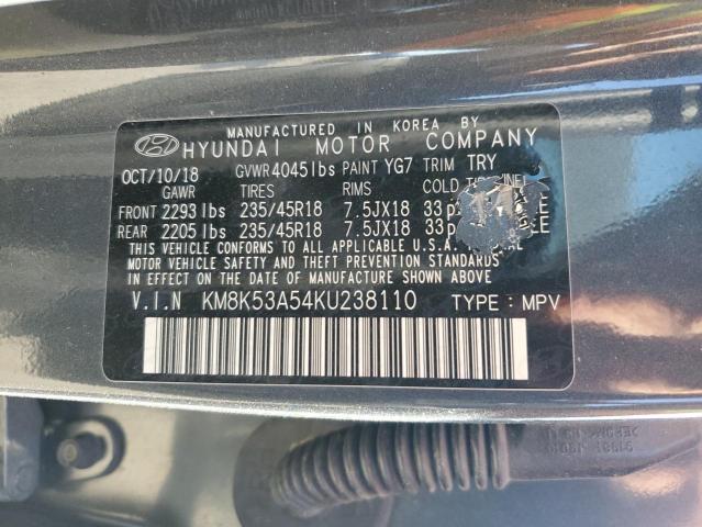 KM8K53A54KU238110 Hyundai Kona Ultimate