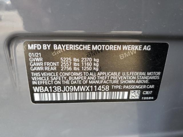 2021 BMW 530 XI - WBA13BJ09MWX11458