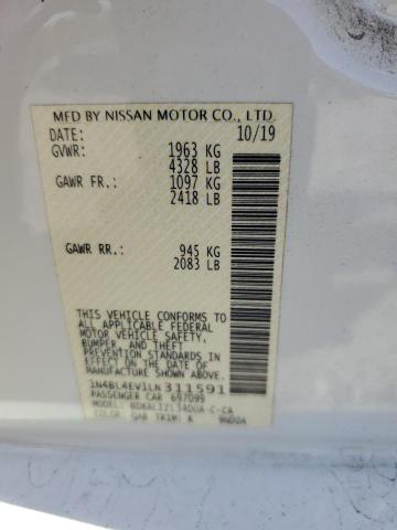 1N4BL4EV1LN311591 Nissan ALTIMA SL