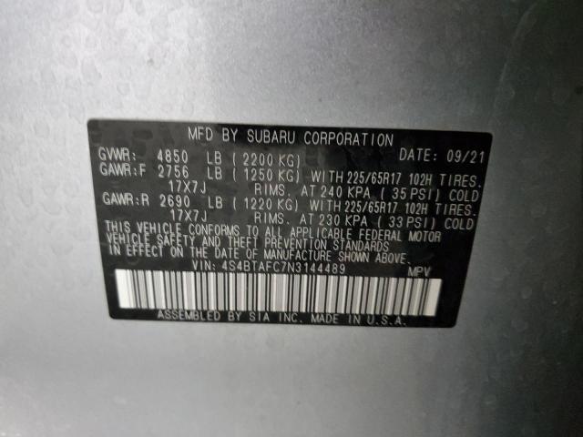 4S4BTAFC7N3144489 Subaru Outback Premium