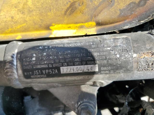 2002 SUZUKI SV650 S JS1VP52A122100744