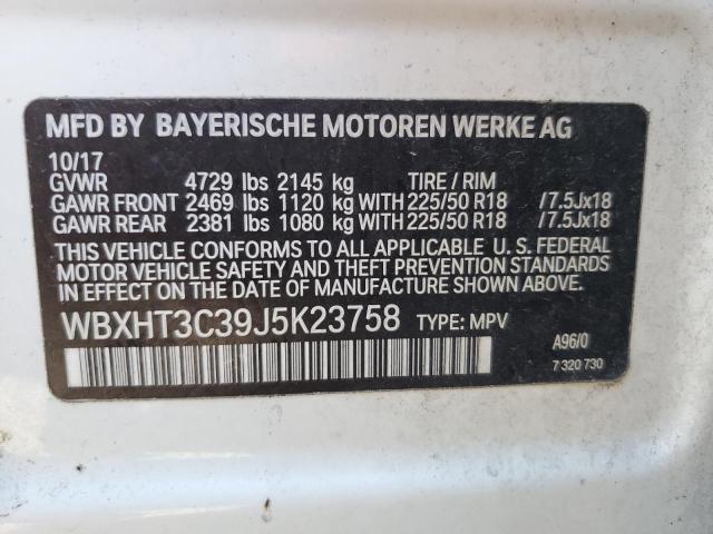 WBXHT3C39J5K23758 BMW X1 Xdrive28i