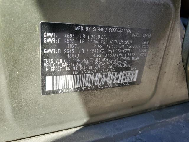 4S4BSATC0K3213154 Subaru Outback Touring