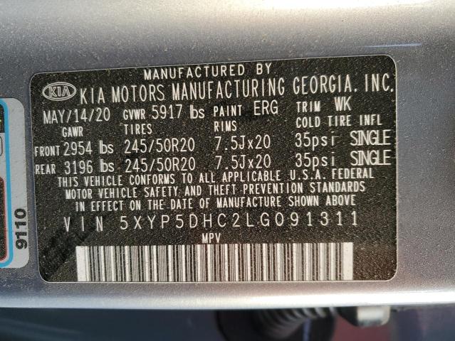 5XYP5DHC2LG091311 KIA Telluride Sx