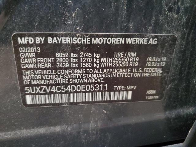 VIN 5UXZV4C54D0E05311 2013 BMW X5, Xdrive35I no.12