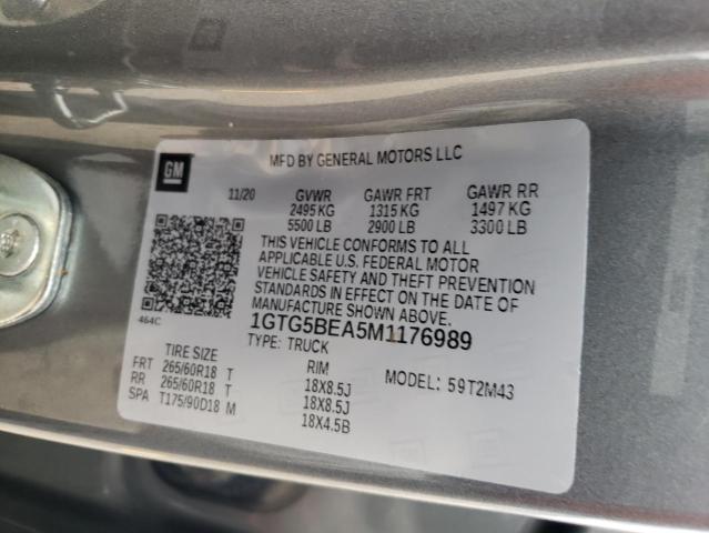 1GTG5BEA5M1176989 GMC Canyon Elevation