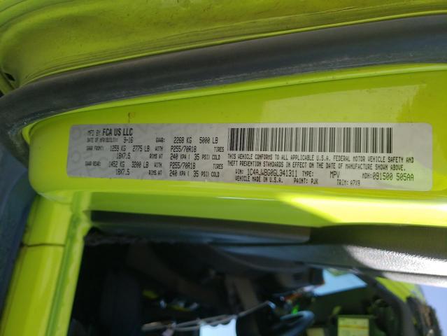 1C4AJWBG0GL341311 Jeep Wrangler Sahara