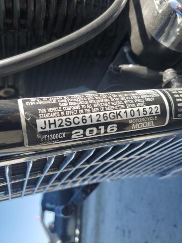 2016 HONDA VT1300 CX JH2SC6126GK101522
