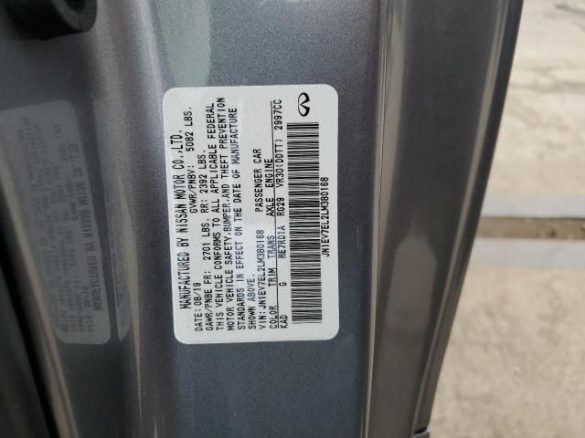 2020 INFINITI Q60 PURE JN1EV7EL2LM380168