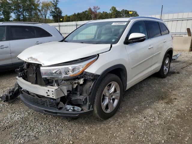 VIN 5TDYKRFH4ES033442 2014 Toyota Highlander, Limited no.1