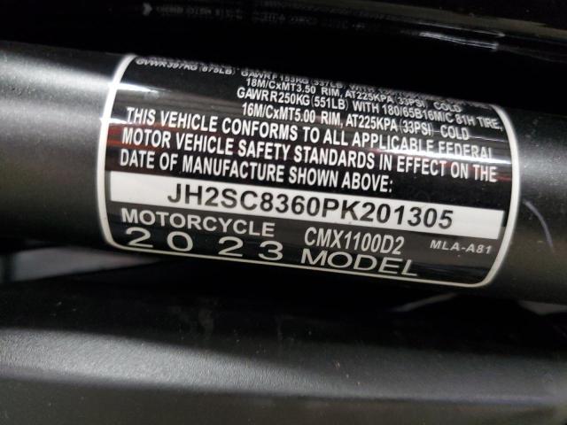 2023 HONDA CMX1100 T - JH2SC8360PK201305