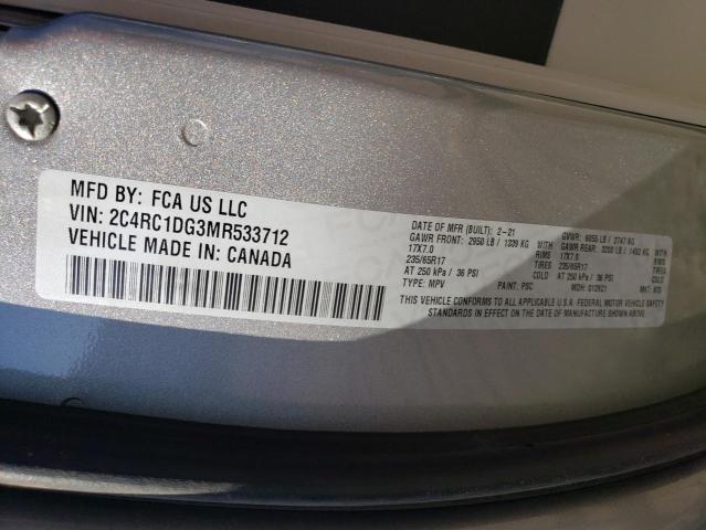 2C4RC1DG3MR533712 Chrysler Voyager Lxi