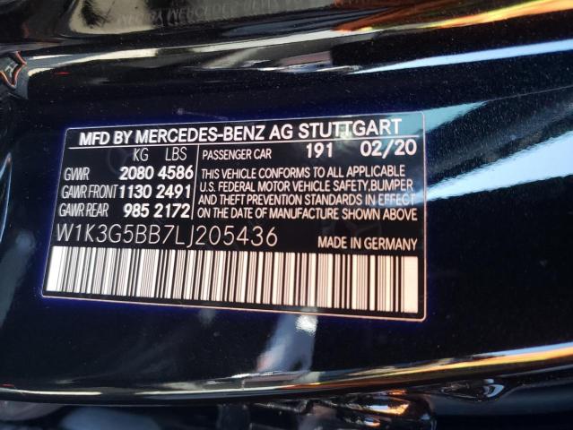 2020 MERCEDES-BENZ A 35 AMG W1K3G5BB7LJ205436