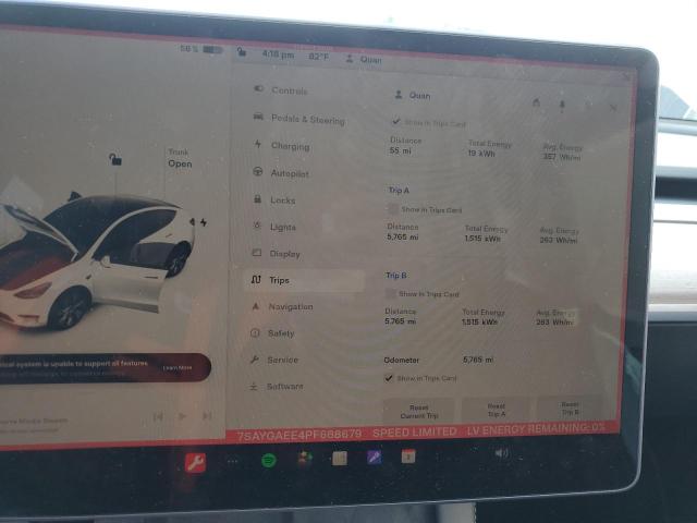 7SAYGAEE4PF668679 | 2023 Tesla model y