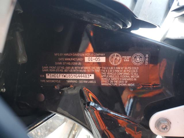 2005 HARLEY-DAVIDSON FLHRSI 1HD1FYW185Y644483