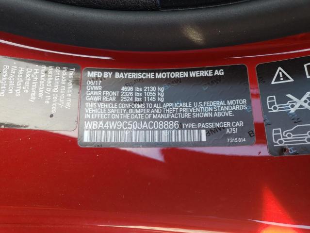 2018 BMW 440XI WBA4W9C50JAC08886