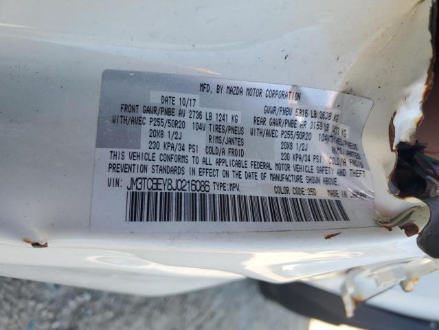 JM3TCBEY8J0216086 Mazda Cx-9 Signature