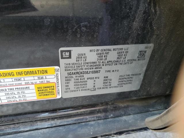 5GAKRCKD3EJ103867 Buick Enclave