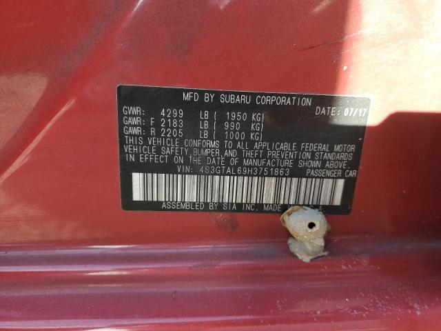 4S3GTAL69H3751863 Subaru Impreza Sport