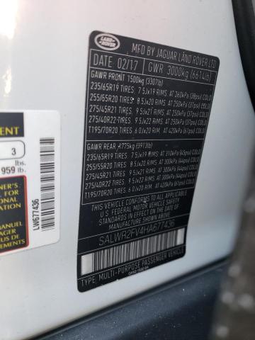 SALWR2FV4HA677436 Land Rover Range Rover Sport Hse
