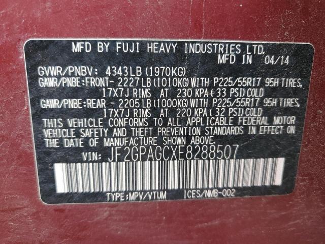 JF2GPAGCXE8288507 Subaru Xv Crosstrek 2.0 Limited