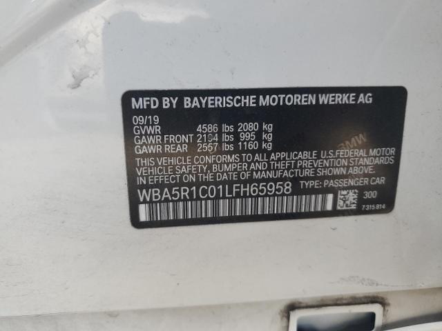 2020 BMW 330I - WBA5R1C01LFH65958