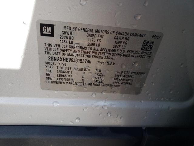 2GNAXHEV9J6153740 Chevrolet EQUINOX LS