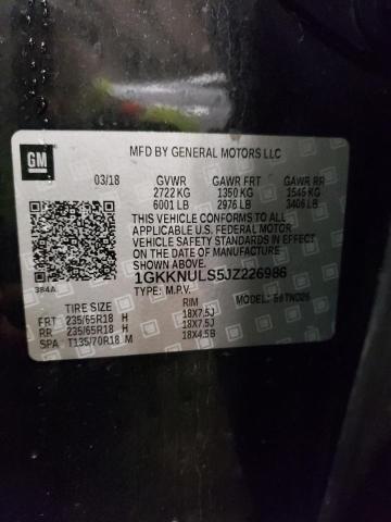 1GKKNULS5JZ226986 GMC Acadia Slt-1