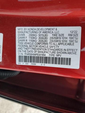 2023 HONDA CR-V SPORT - 7FARS6H94PE001854