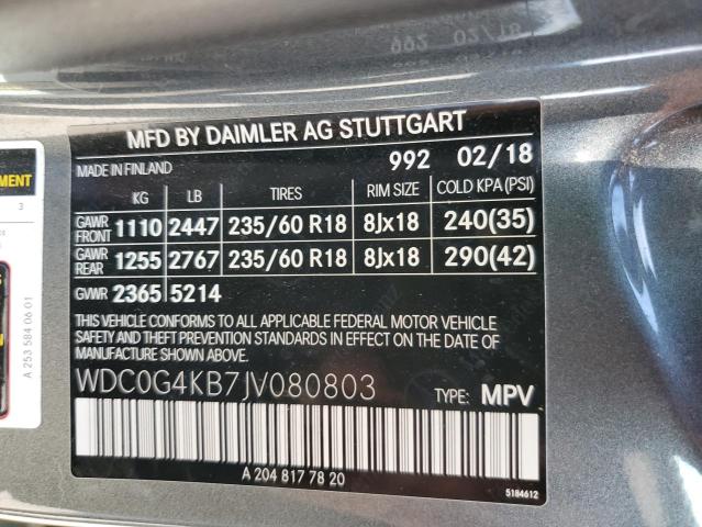 WDC0G4KB7JV080803 Mercedes-Benz Glc 300 4matic