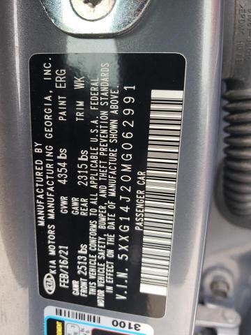 5XXG14J20MG062991 KIA K5 LXS