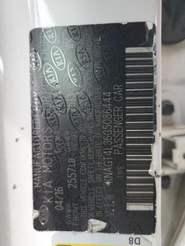 KNAGT4L36G5086444 KIA Optima Lx