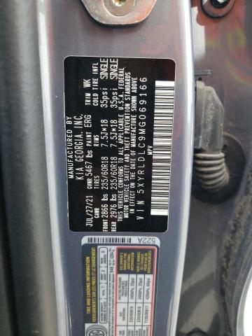 VIN 5XYRLDLC9MG069166 2021 KIA SORENTO no.12