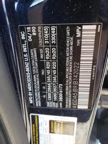 4JGDA5JB9JB142022 Mercedes-Benz GLE 350