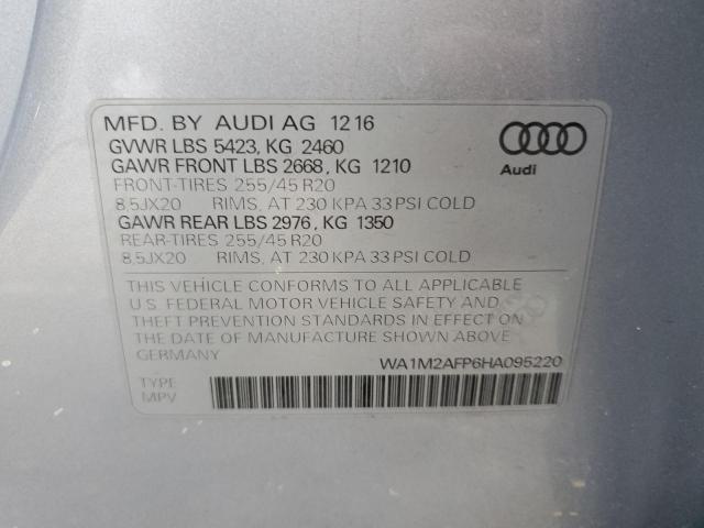 VIN WA1M2AFP6HA095220 2017 Audi Q5, Premium Plus no.14