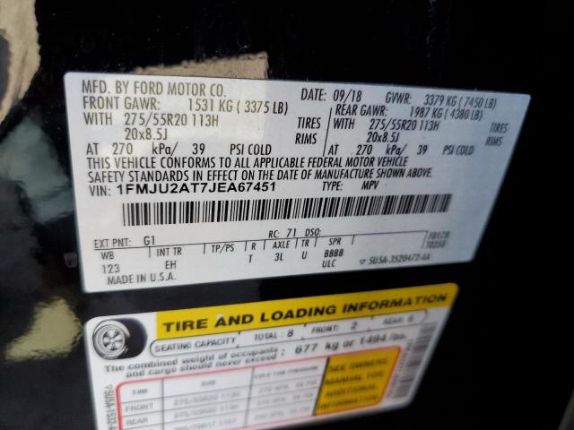 1FMJU2AT7JEA67451 Ford Expedition Limited