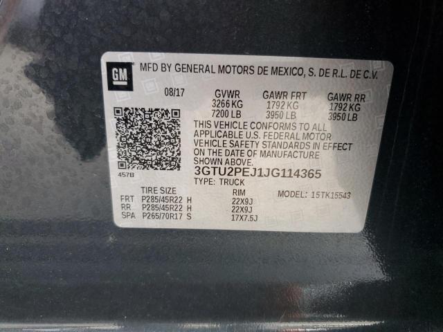3GTU2PEJ1JG114365 GMC Sierra K1500 Denali