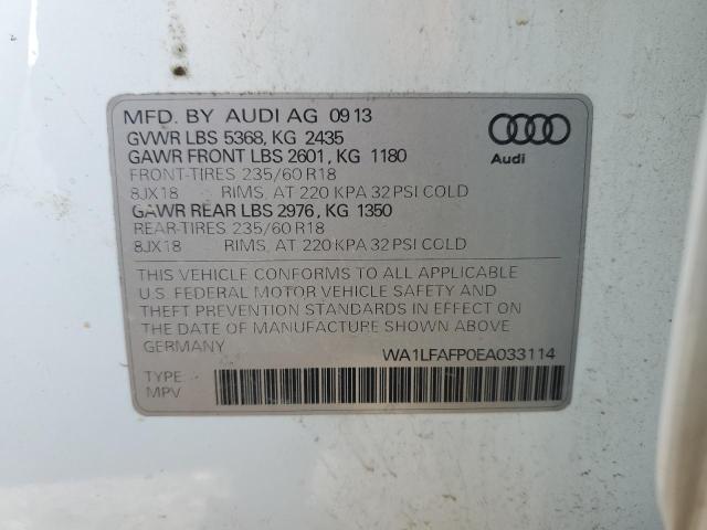 VIN WA1LFAFP0EA033114 2014 Audi Q5, Premium Plus no.12