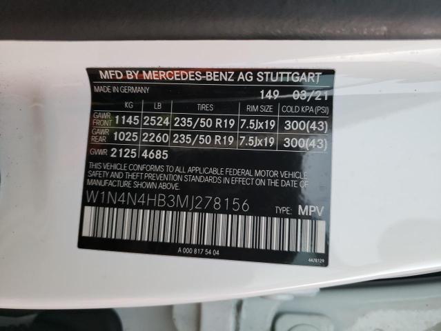 VIN W1N4N4HB3MJ278156 2021 Mercedes-Benz GLA-Class,... no.14