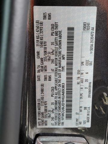 1FMCU9JD1HUA69383 Ford Escape Titanium
