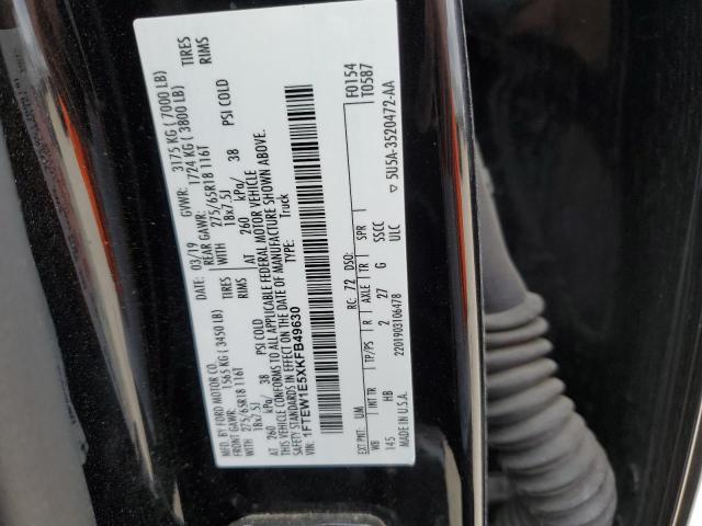 1FTEW1E5XKFB49630 Ford F150 Supercrew