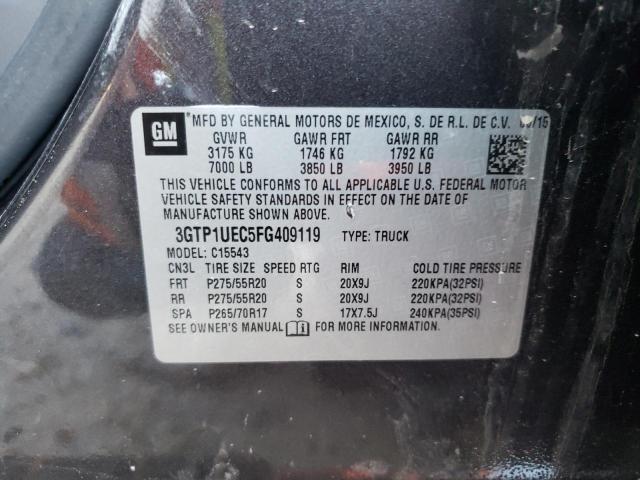 3GTP1UEC5FG409119 GMC Sierra C1500 Sle