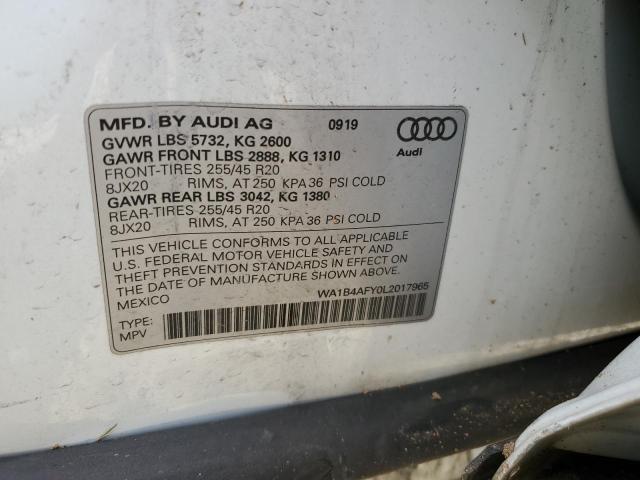 2020 AUDI SQ5 PREMIU - WA1B4AFY0L2017965