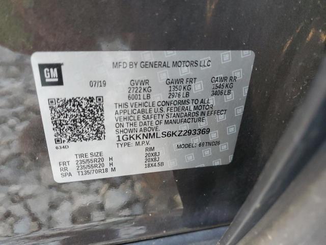  GMC ACADIA 2019 Вугільний