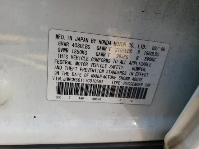 Image 12 of 2007 Honda Accord salvage vehicle - Lot #72899923 at Copart
