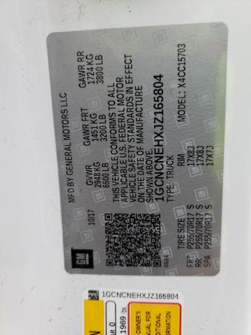 1GCNCNEHXJZ165804 Chevrolet Silverado C1500